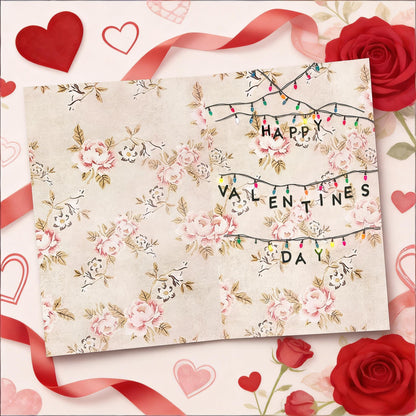 😮💕Upside Down Valentine’s Day Card