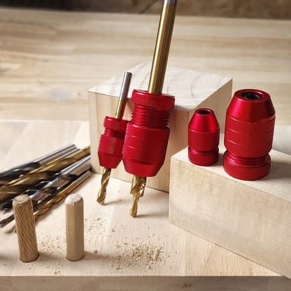 🔥🛠️Professional Drill Depth Stop Kit (2Pcs) - 💪Heavy-Duty Aluminum Alloy | Perfect Depth Control Every Time | Woodworking Essential